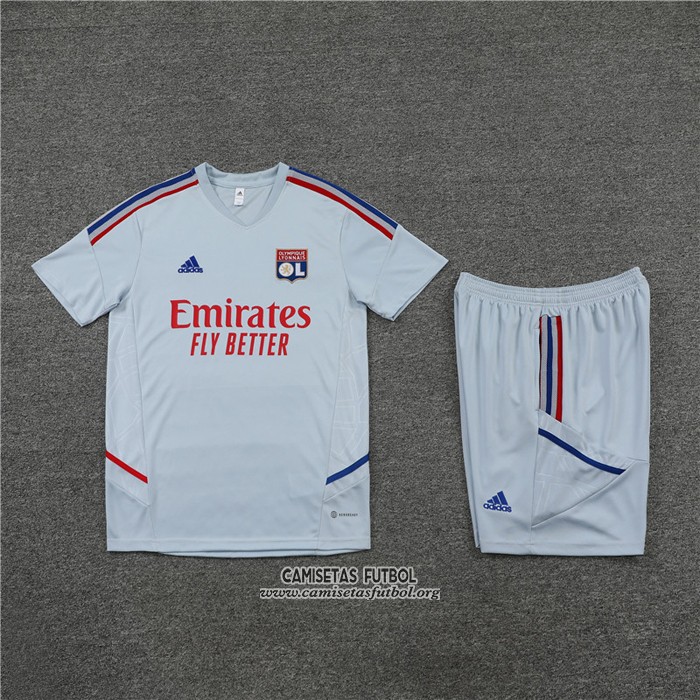Chandal del Lyon Manga Corta 2022/2023 Gris - Pantalon Corto